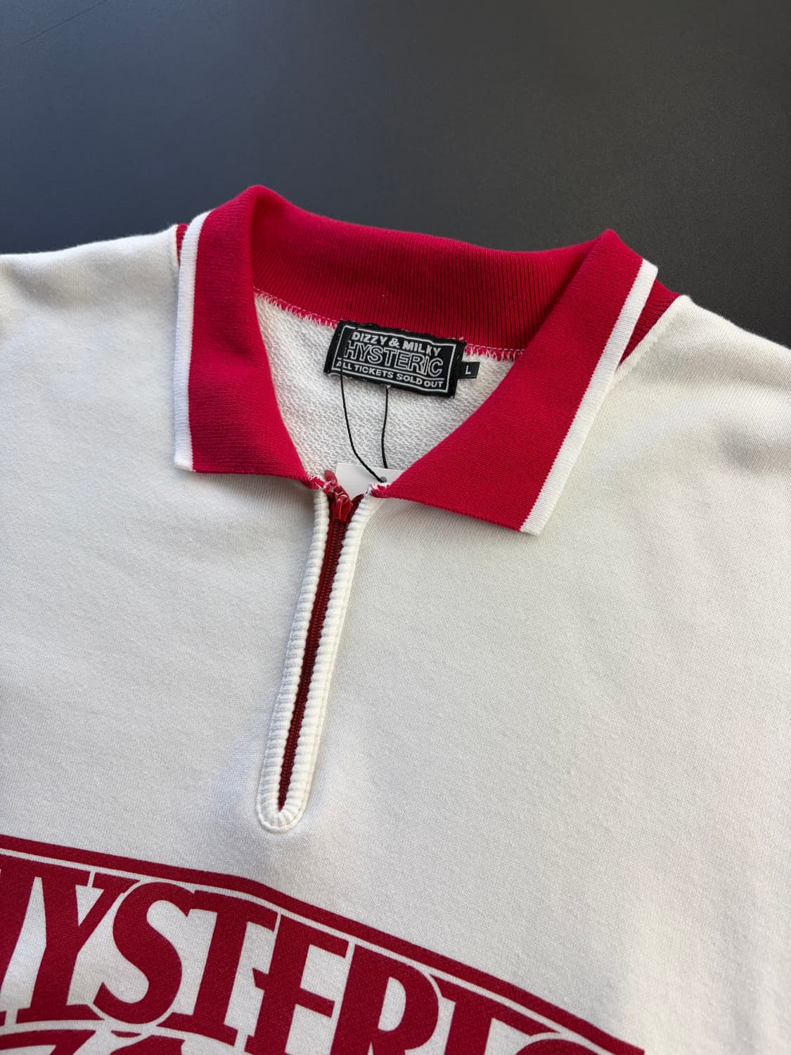 Hysteric glamour half zip sweat shirts 상품이미지2