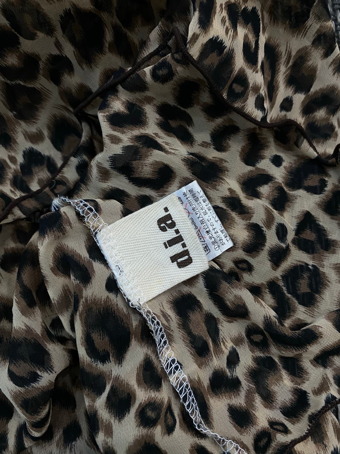 [D.I.A]2000s Leopard halter camisole top 상품이미지6