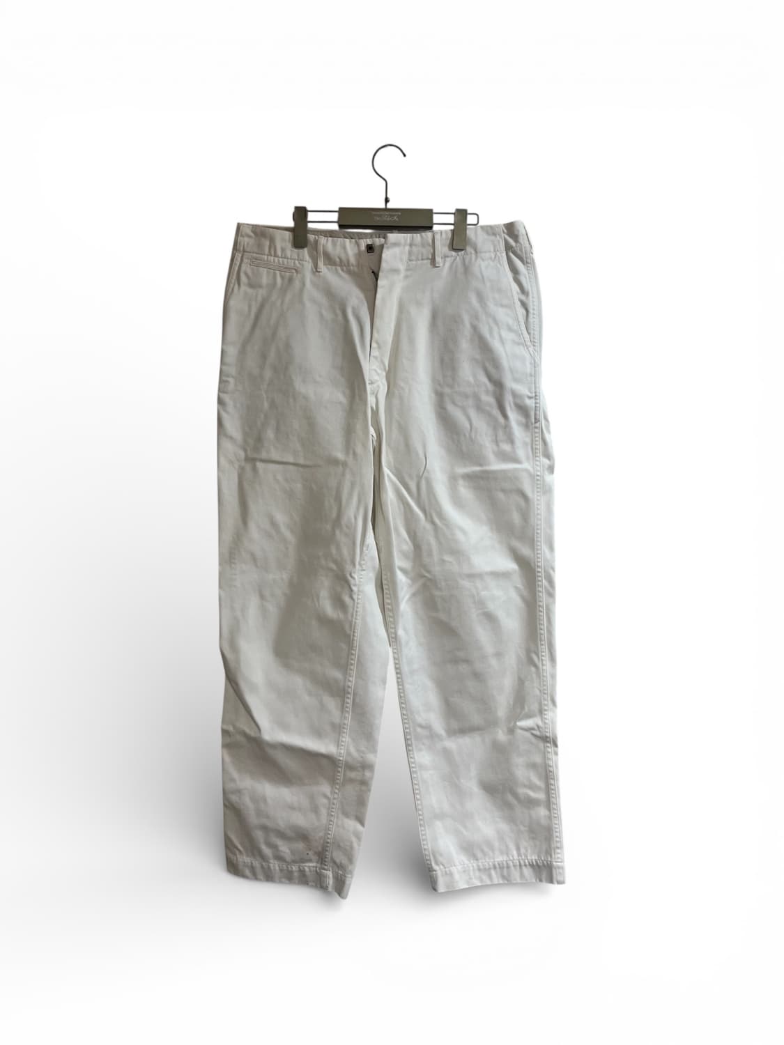 [34] 나나미카 치노팬츠 와이드 내추럴 상품이미지1