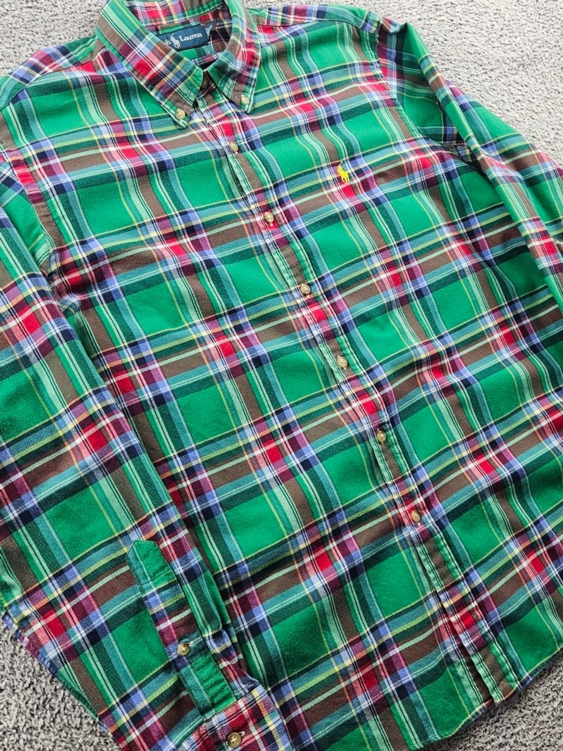 폴로랄프로렌 멀티 타탄 체크 패턴 셔츠 ( XL ) / 10986 상품이미지6