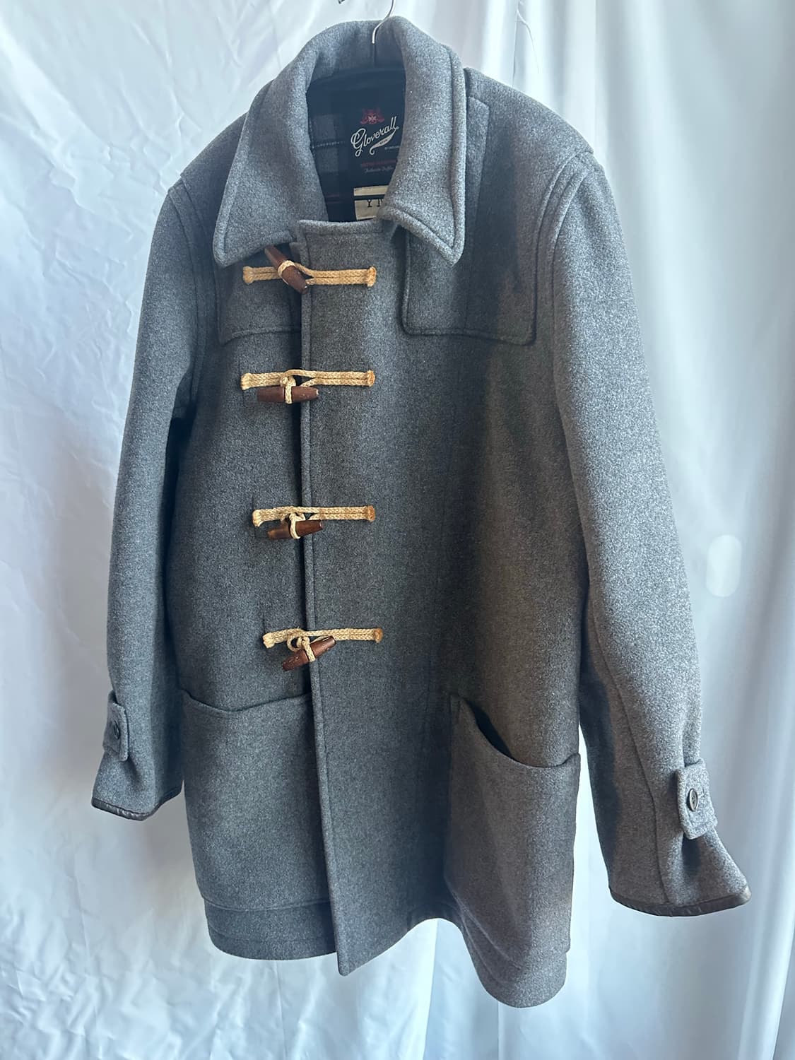 Ymc 레더 패치 사이드 더플 울코트 상품이미지1