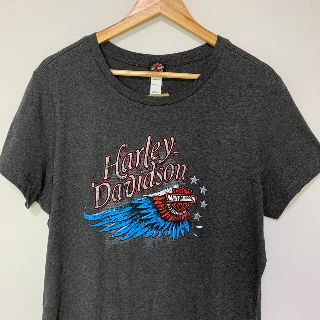할리데이비슨 빈티지 차콜 반팔 티셔츠 y2k 남녀공용 XL 상품이미지3