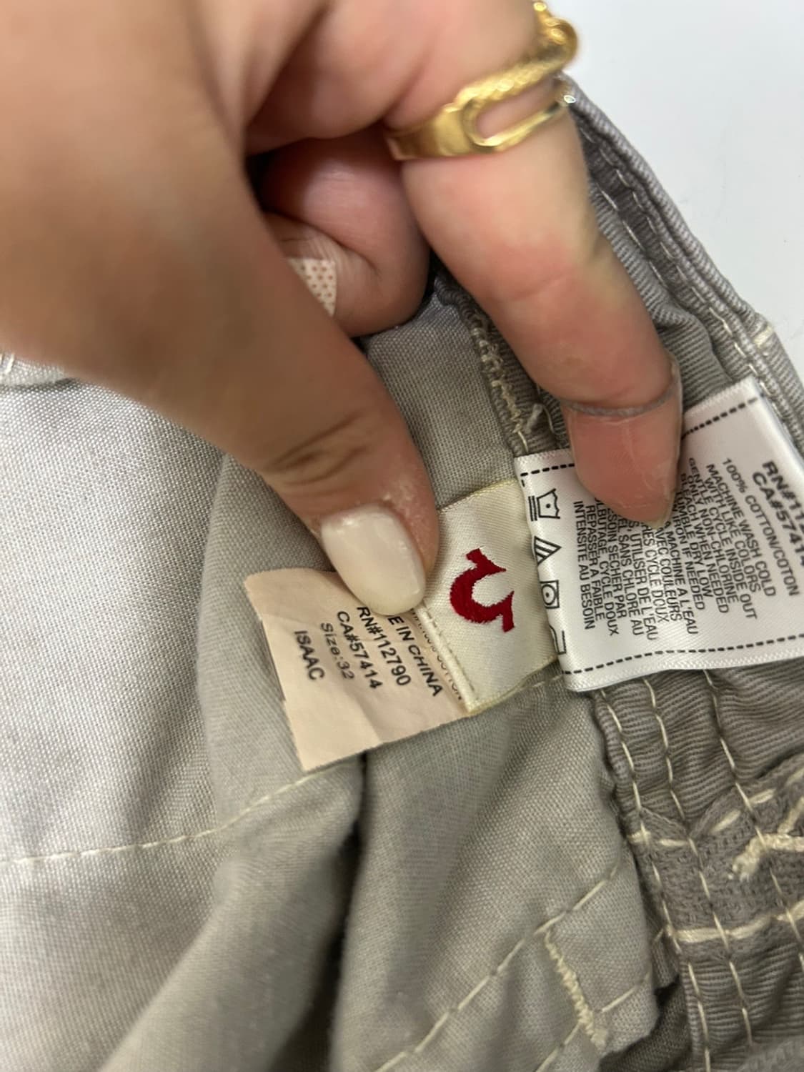 트루릴리젼 남성 스트치 카고 반바지 32사이즈 상품이미지9