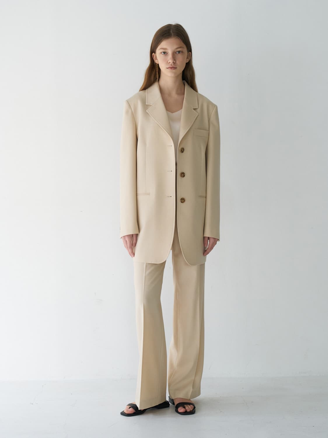 [마론에디션] 오버핏 울 자켓(울60/정가20만원) 상품이미지3