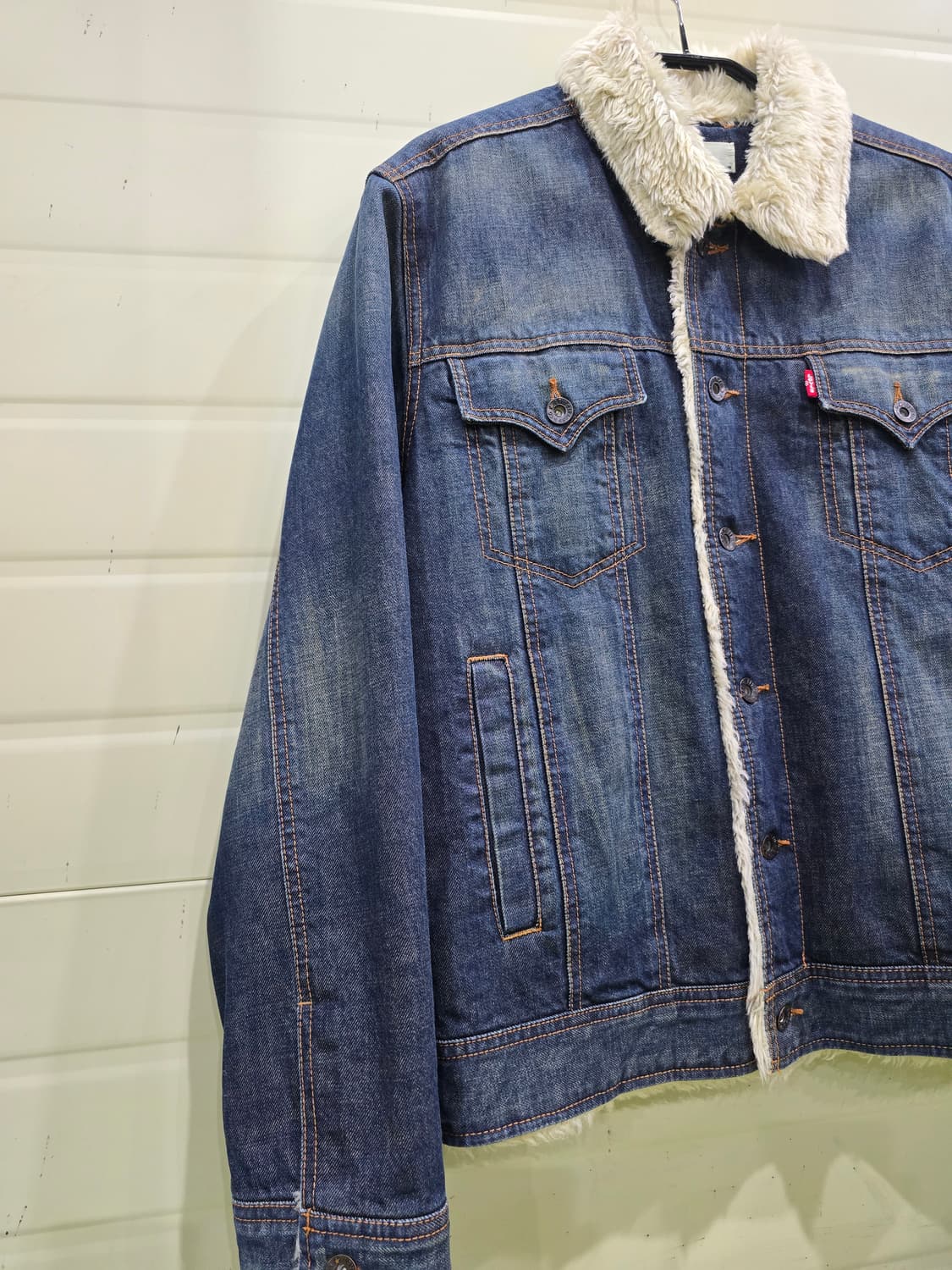 리바이스 양털 데님 자켓 L 상품이미지4