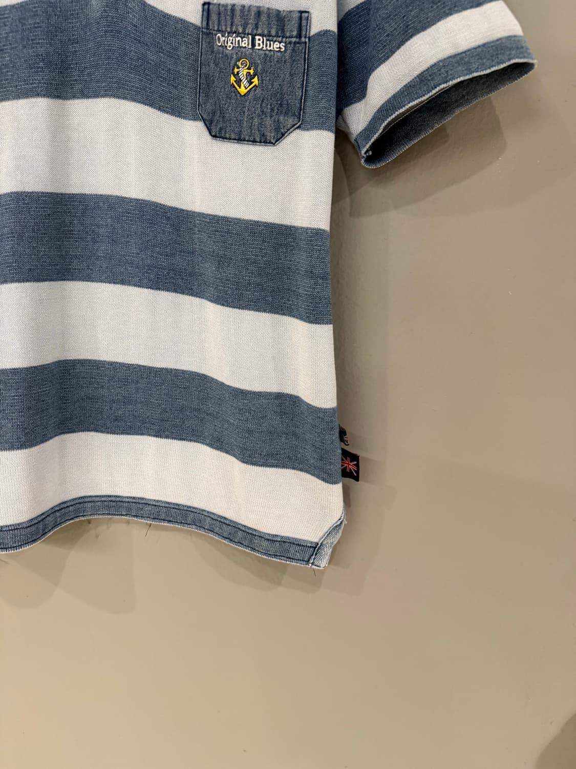 kawaii stripe pattern collar t-shirt 상품이미지8