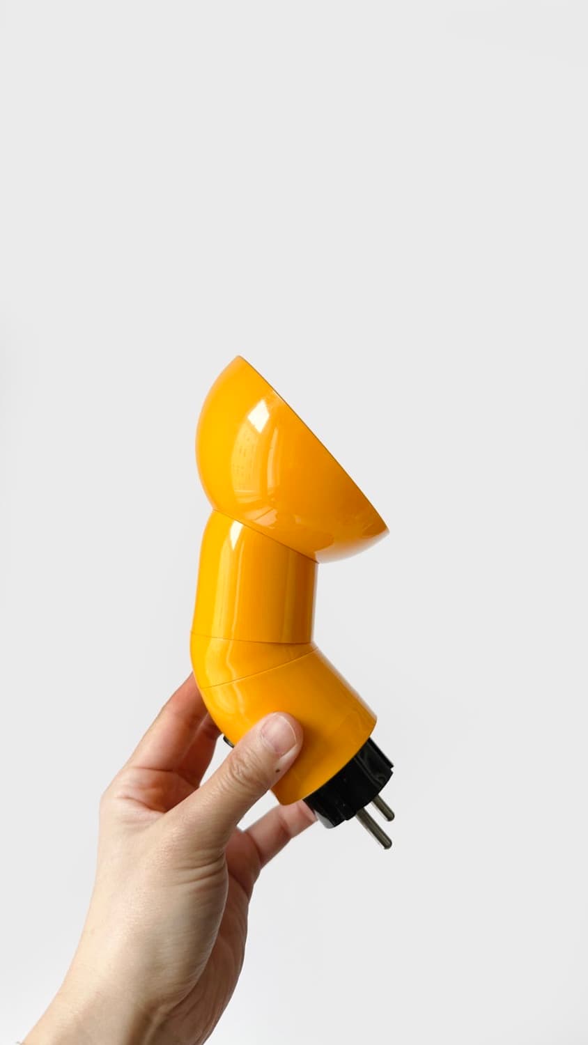 Vintage space age plug lamp─yellow 상품이미지1
