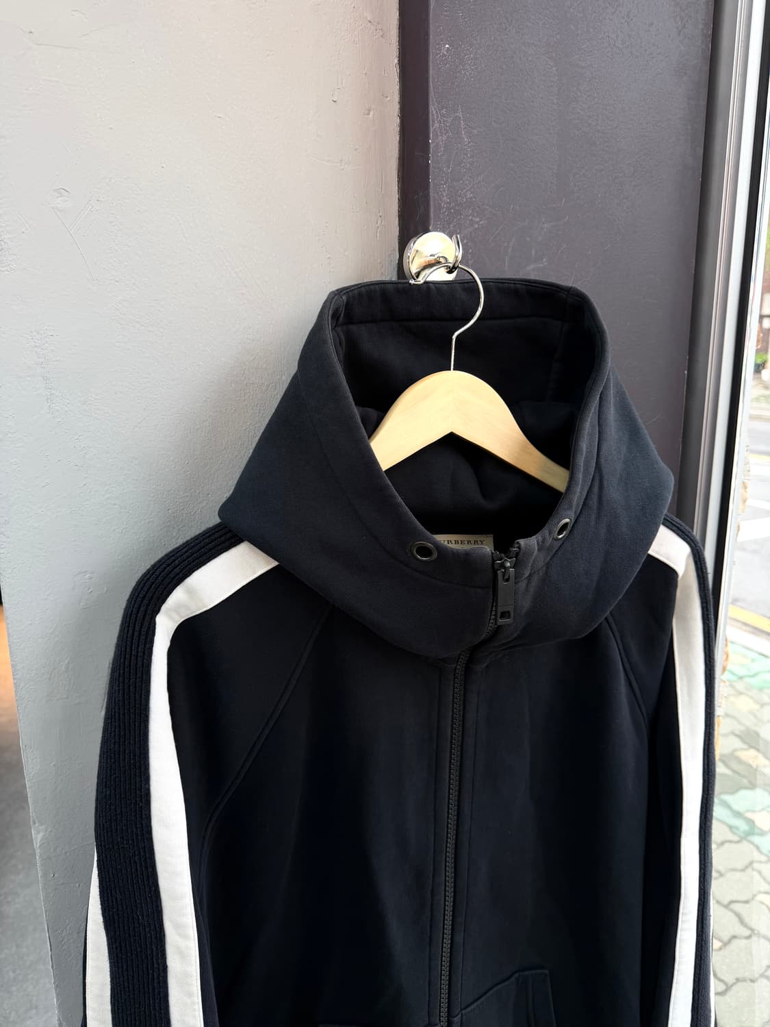 XXL/ 버버리 해비코튼 져지 후드집업 상품이미지3
