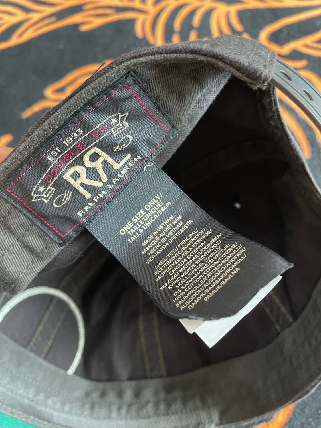 RRL 윙로고 볼캡 블랙 상품이미지2