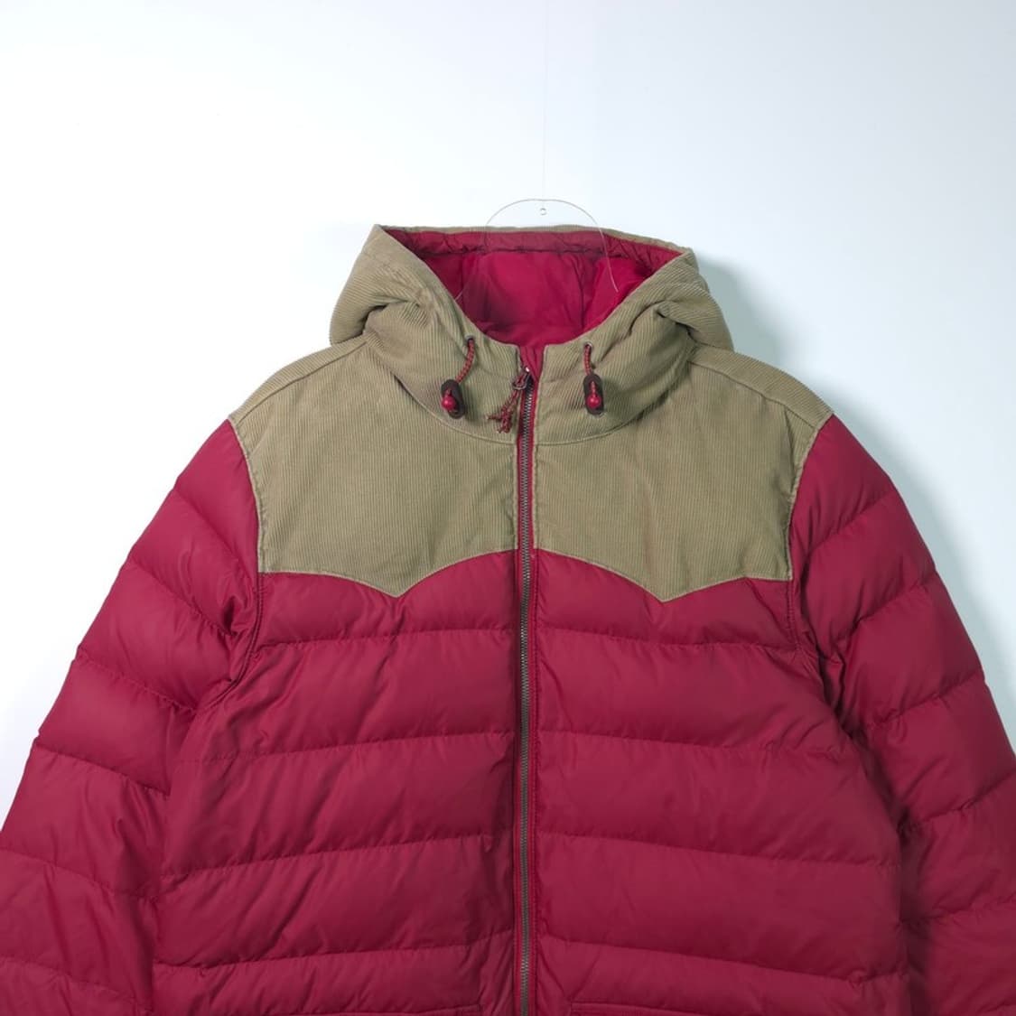 리바이스 코듀로이 요크 배색 덕다운 패딩 L 상품이미지3