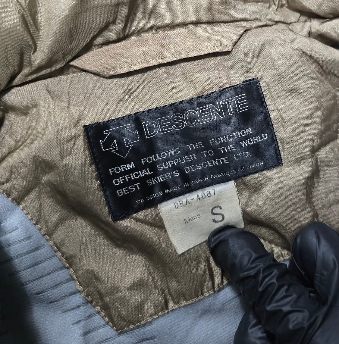 80s descente 데상트 빈티지 후드 자켓 S사이즈  상품이미지9