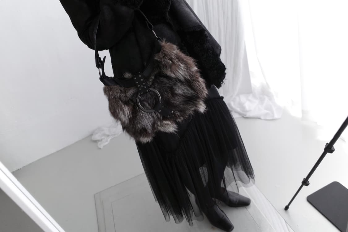 Y2K fur hobo bag  상품이미지4