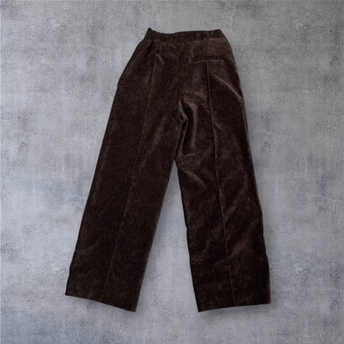 인사일런스 Insilence 브라운 벨벳 와이드 팬츠 S 상품이미지6