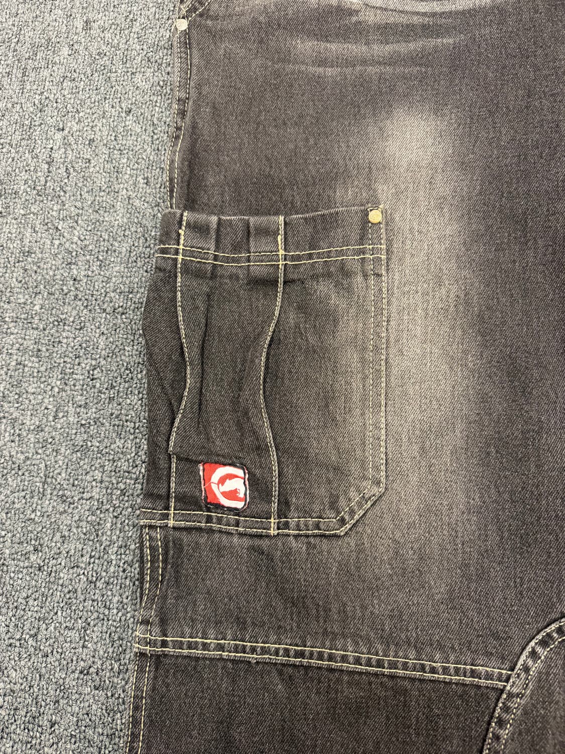 m)ecko unltd 빈티지 버뮤다 데님팬츠 상품이미지2