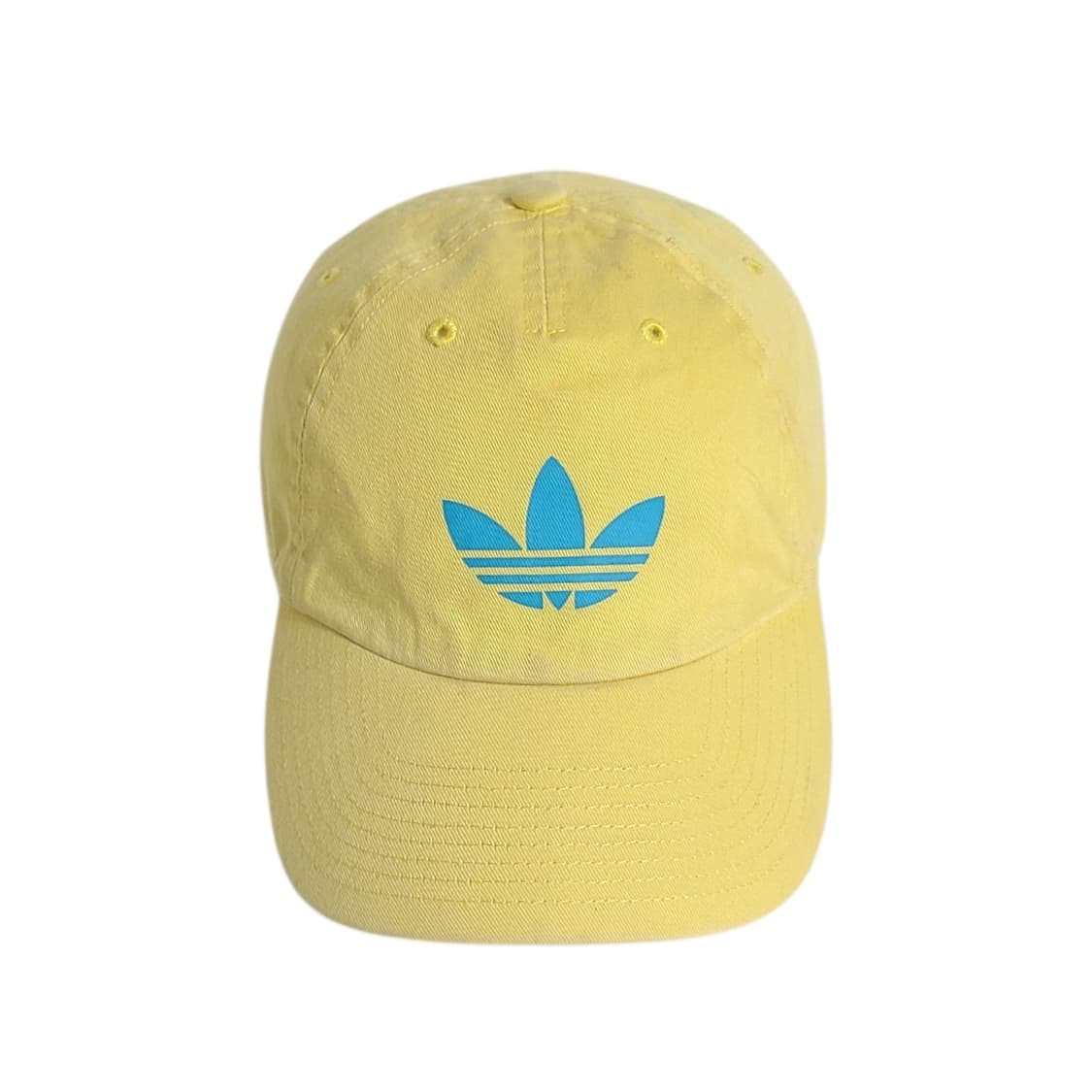adidas) 빈티지 아디다스 트레포일 로고 볼캡 개나리 상품이미지1