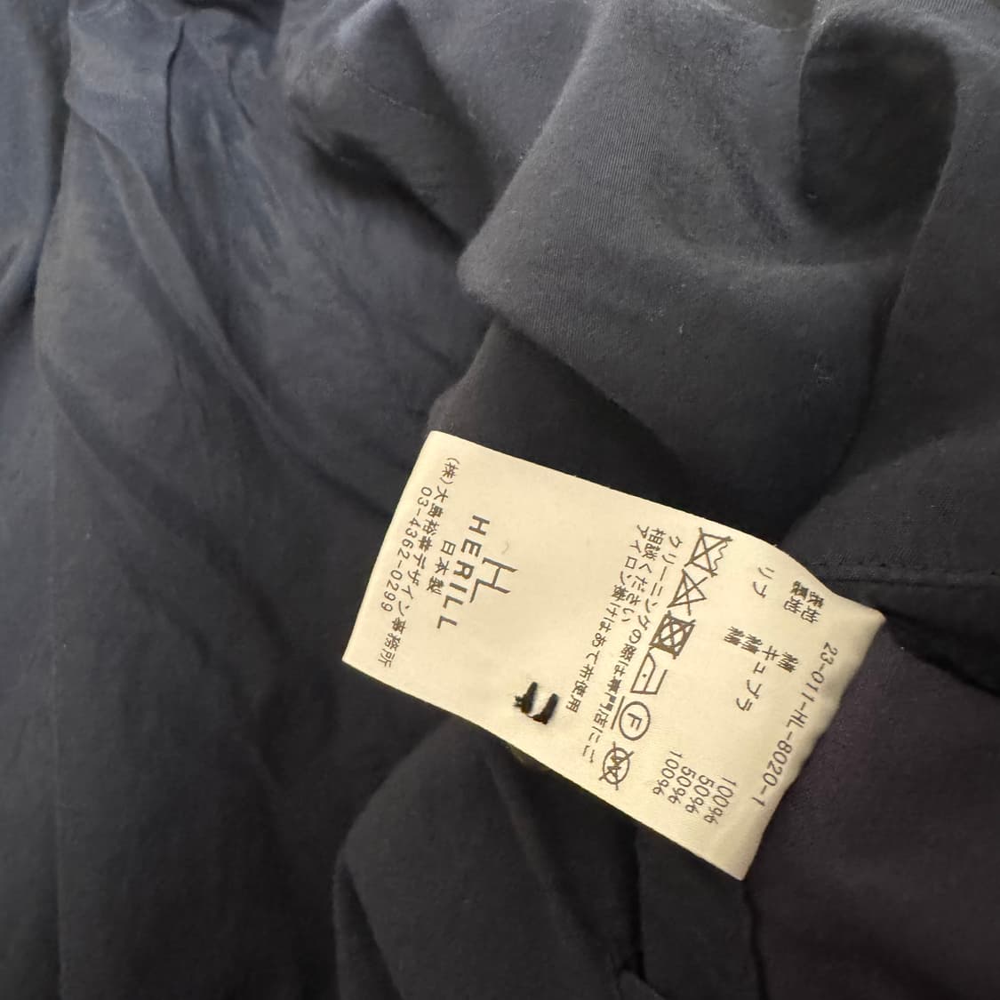 [3]헤릴 이집티안 코튼 치노 위켄드 자켓 네이비 상품이미지5