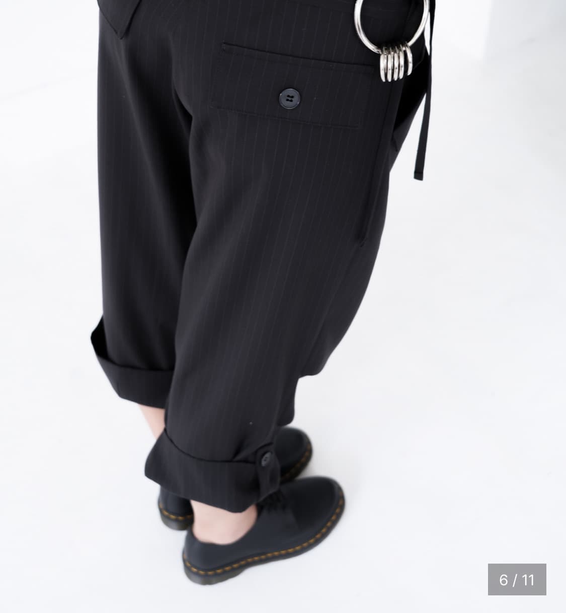 [yin and yang] Medium pants, striped 상품이미지2
