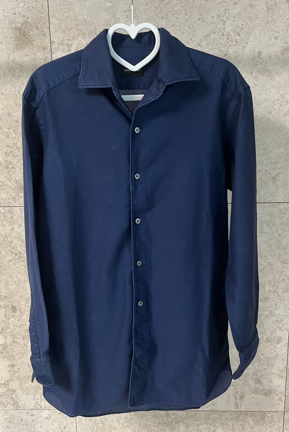 Ermenegildo Zegna 남성 셔츠 네이비 S~M 상품이미지1