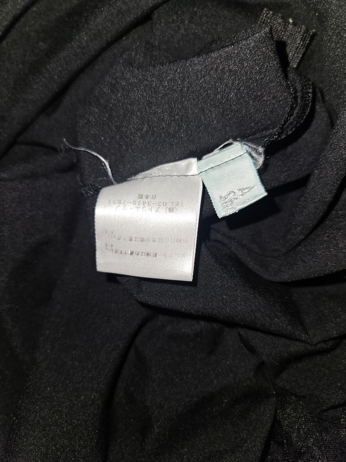 airy shower 블랙 히메 쉬폰 슬리브리스 드레스 상품이미지4