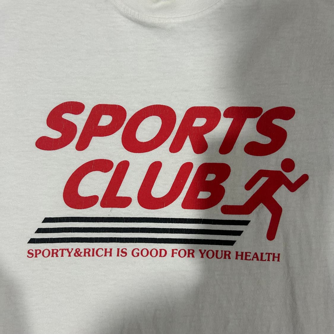 [S] 스포티앤리치 sports club 반팔 티셔츠 상품이미지5