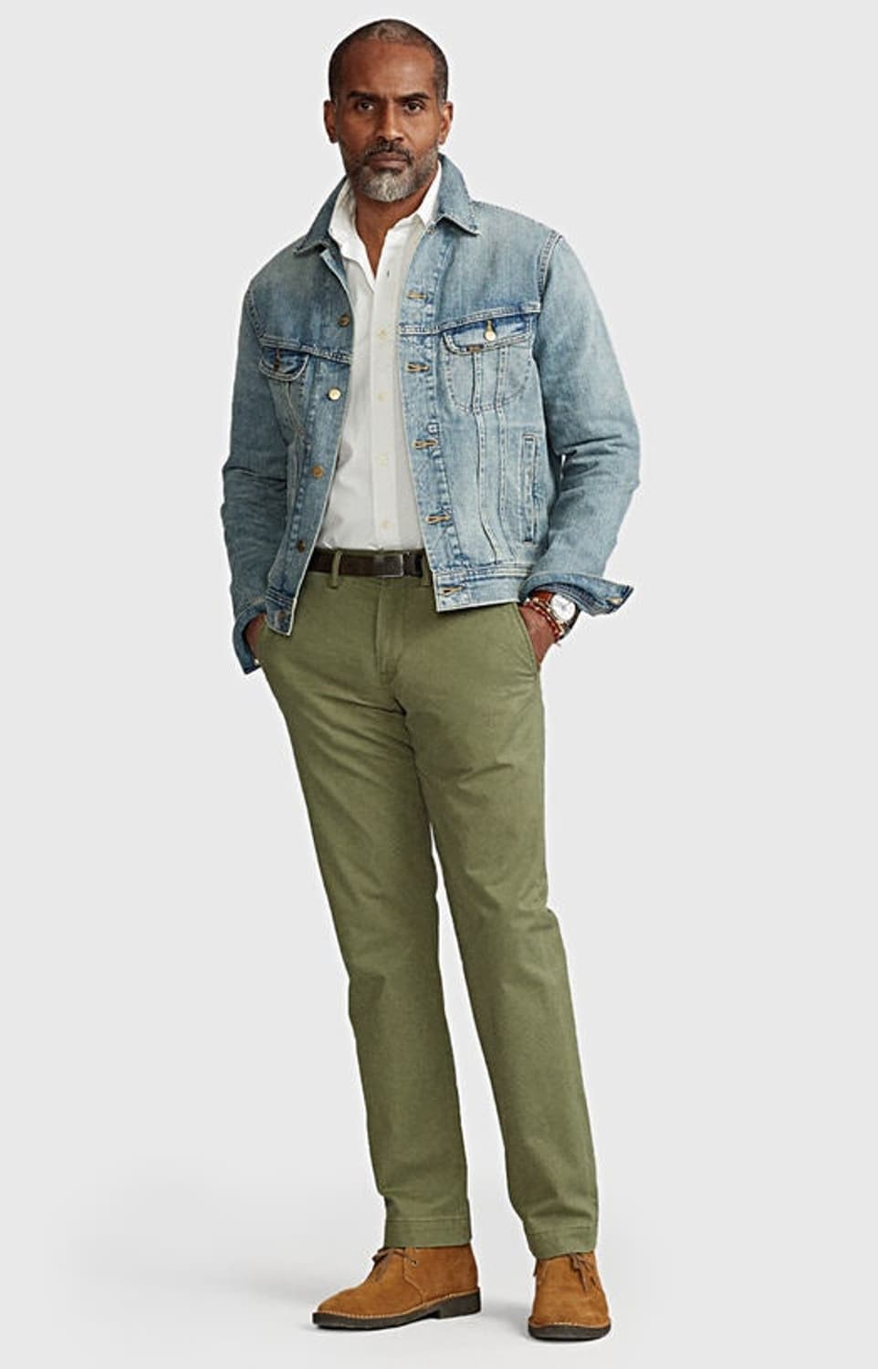 폴로 랄프로렌 데님 트러커 자켓 남성S (90) 상품이미지8