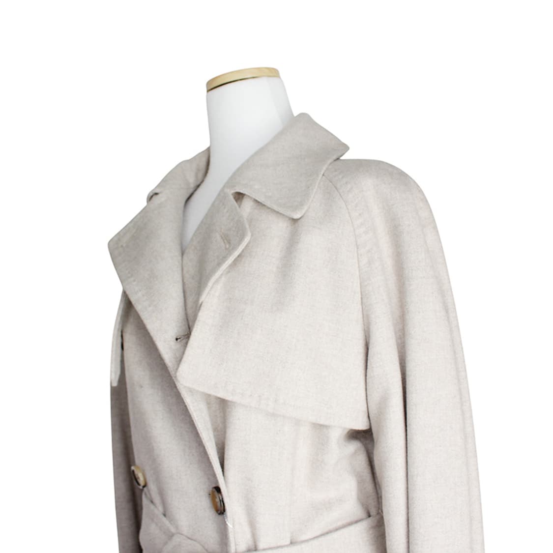 막스마라 오트밀 알파카 혼방 트렌치코트 55 상품이미지4