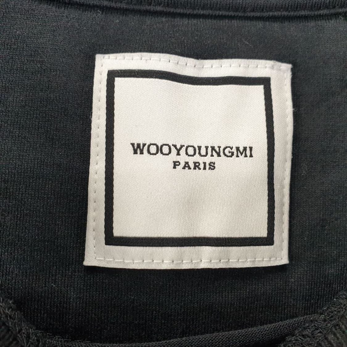 우영미 블랙 남자 긴팔티 95 N4343 상품이미지5