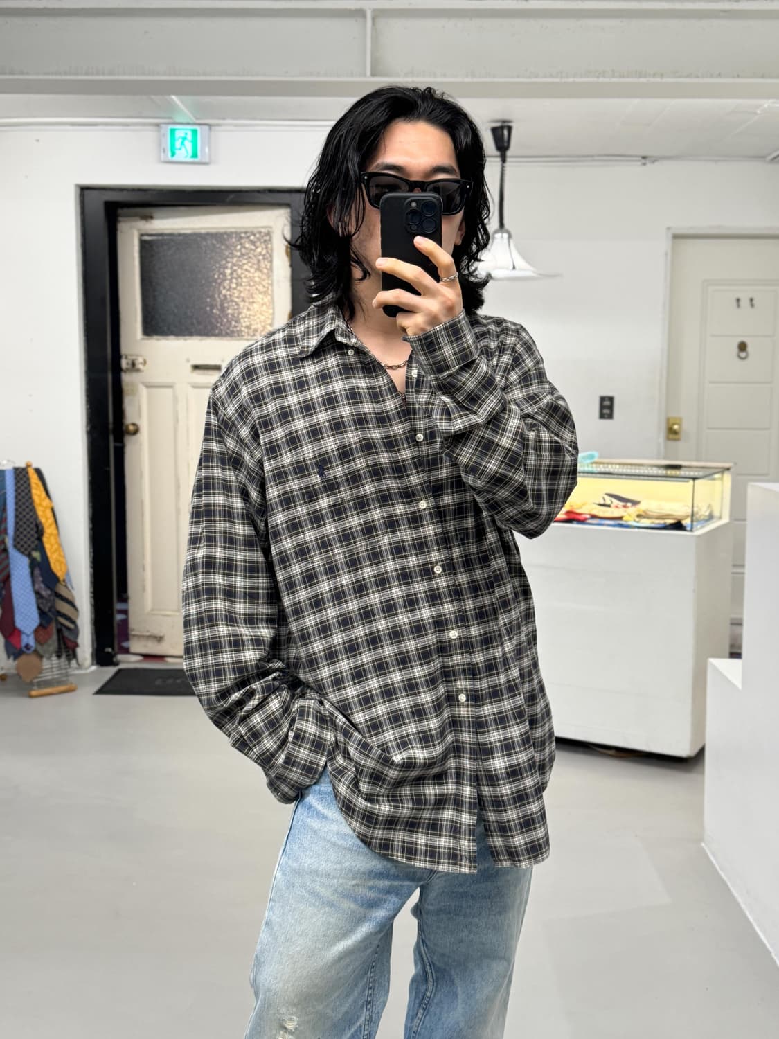 폴로 랄프로렌 체크 셔츠 상품이미지6