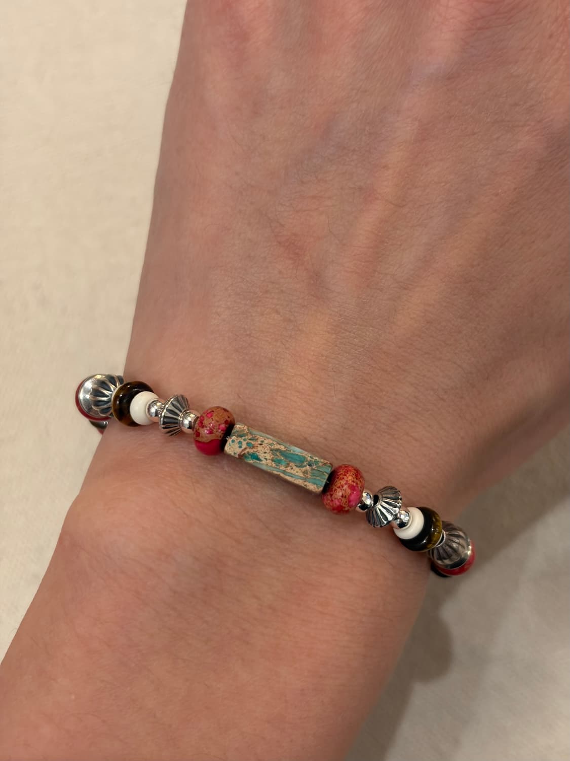 토곰아비 시그니처 믹스 스톤 실버925 팔찌 상품이미지6