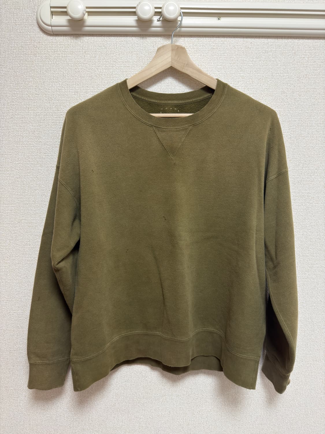 비즈빔 25AW 점보 스웻 크래쉬 올리브 (3) 상품이미지1