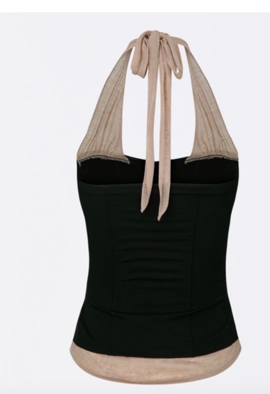 스컬프터 Farm Corset Halter Top Black 상품이미지5