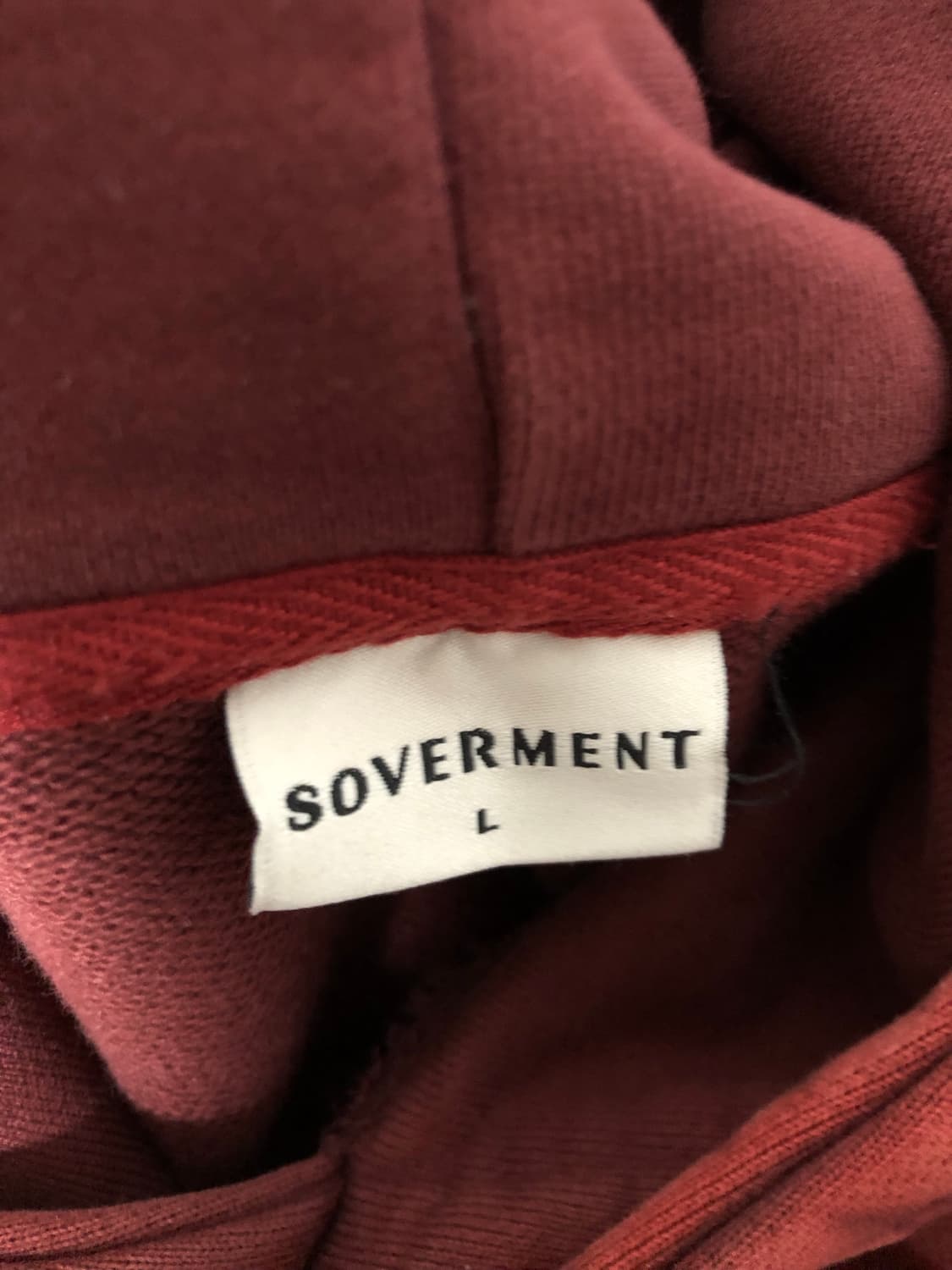 소버먼트 950G 컷, 블리치 후드-에시드-버건디 상품이미지4