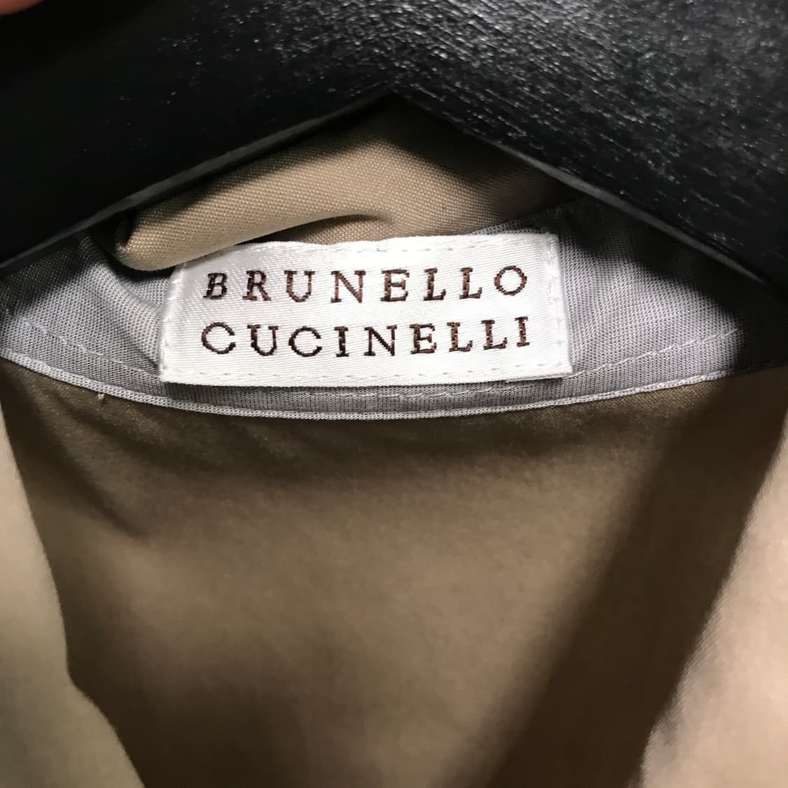 브루넬로 쿠치넬리 베이지 반팔 셔츠 M(W) 상품이미지5