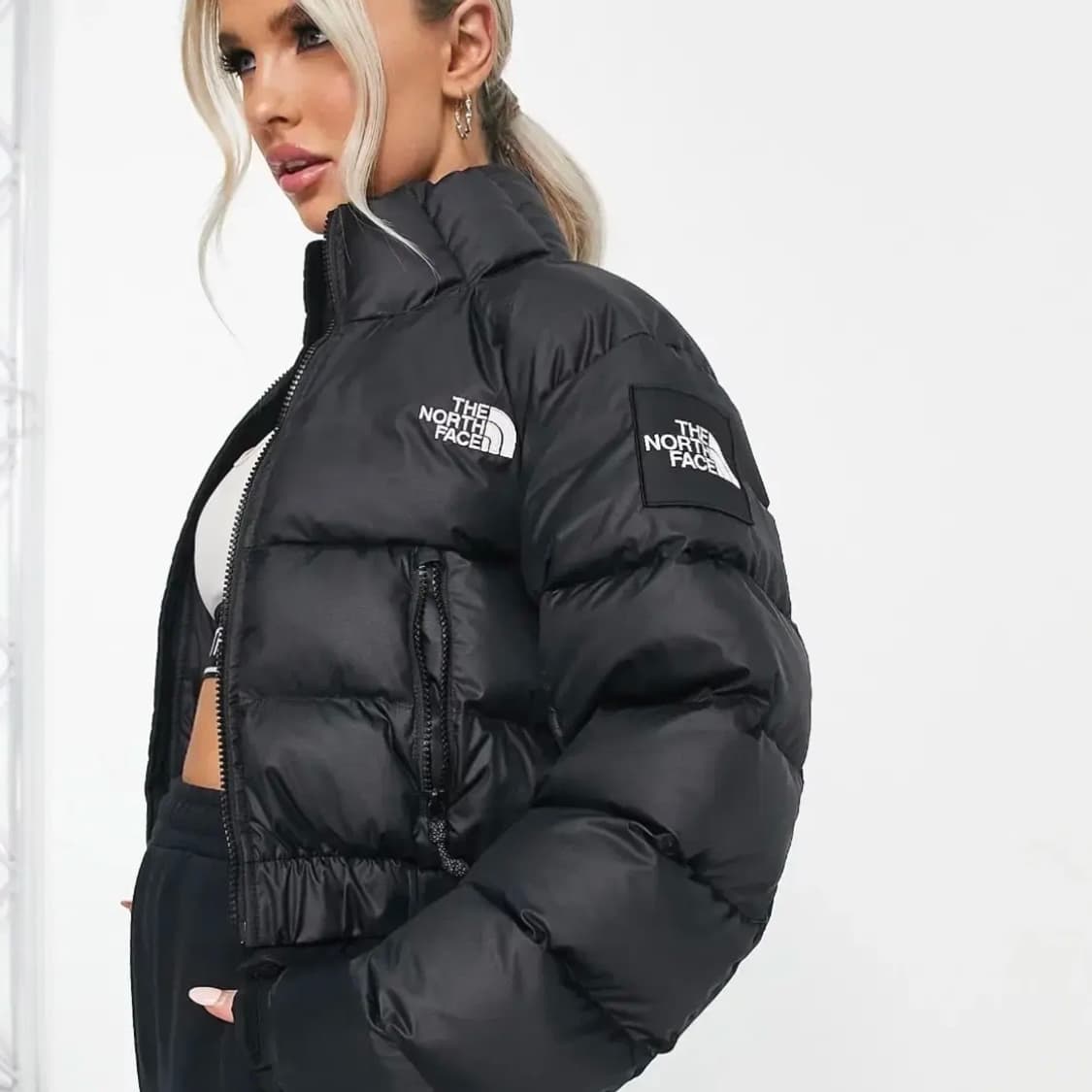 [S] ASOS 노스페이스 블랙 숏패딩 상품이미지1