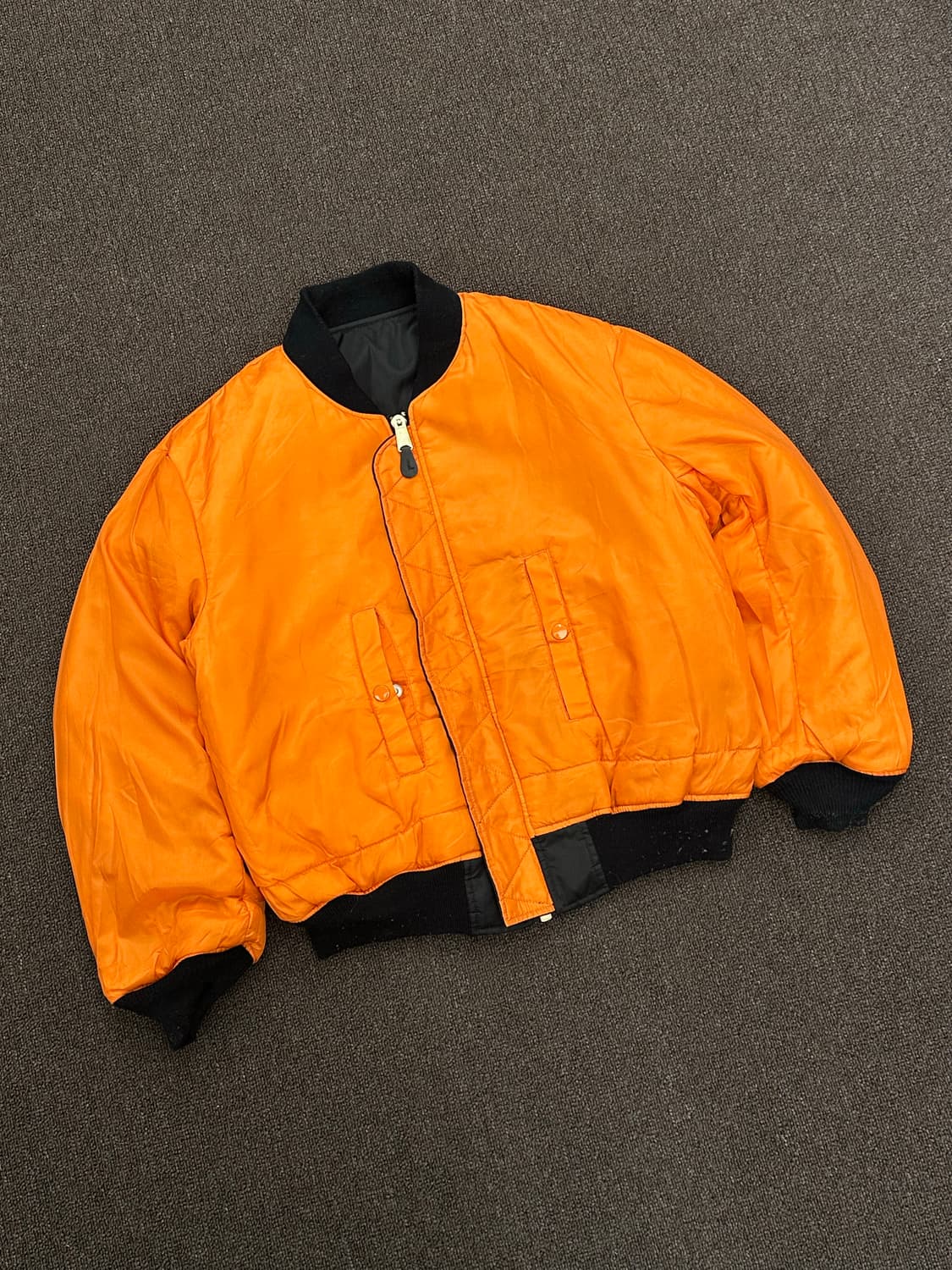 M)Turkey Bear 70s 빈티지 리버시블 항공점퍼 (Talon) 상품이미지10