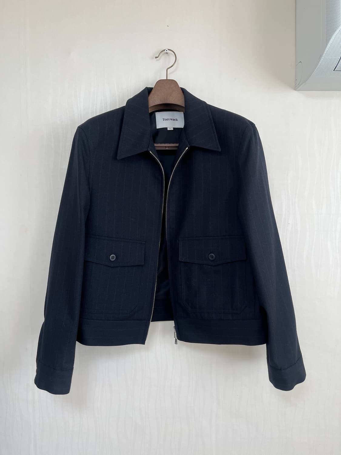 토니웩 / 25ss 버진울 밀리터리블루종 / XL 상품이미지7