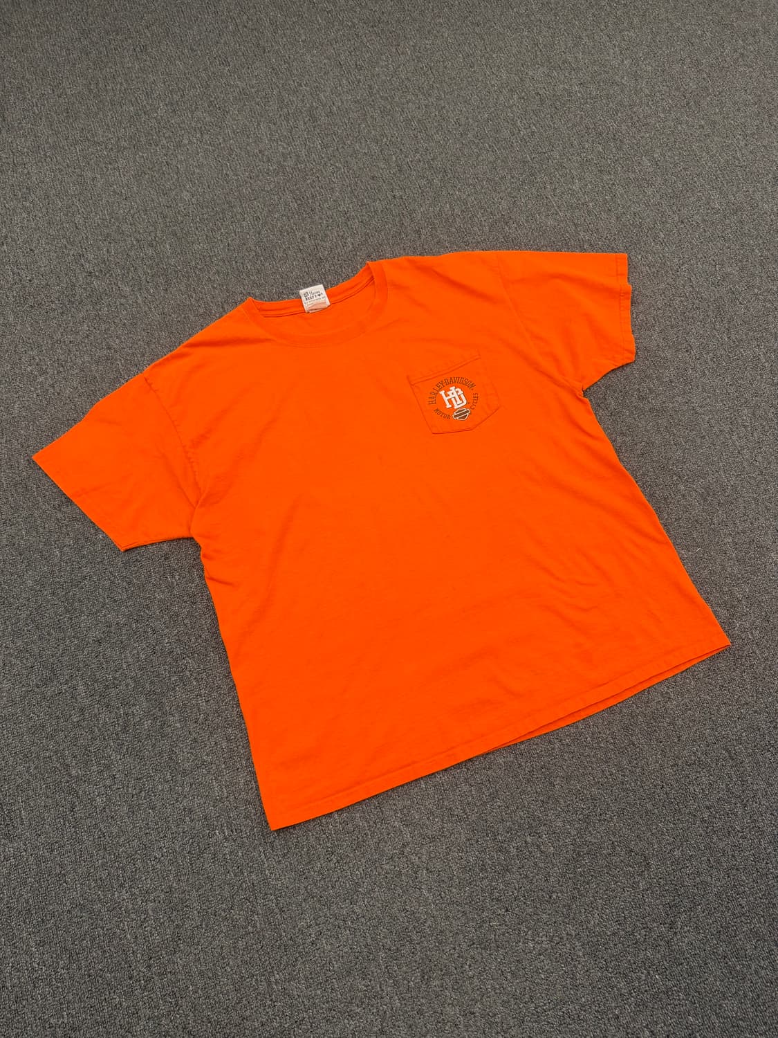 XL) 할리데이비슨 빈티지 포켓 프린팅 반팔 티셔츠 상품이미지1