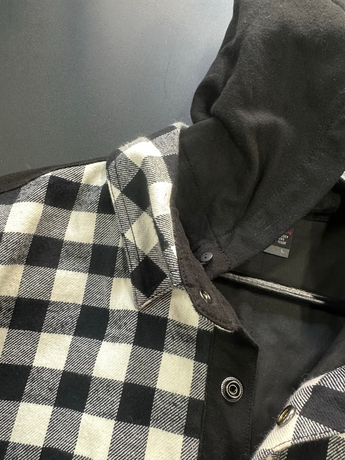 푸부 체크셔츠 후디드 자켓 상품이미지7