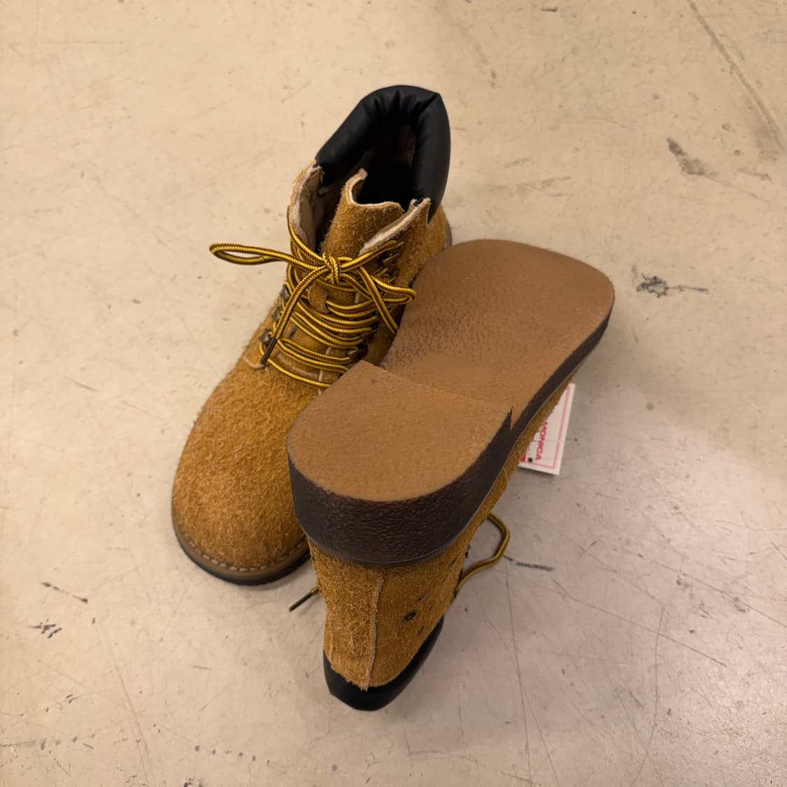 빈티지 데미지 스웨이드 브라운 워커 U869 상품이미지3