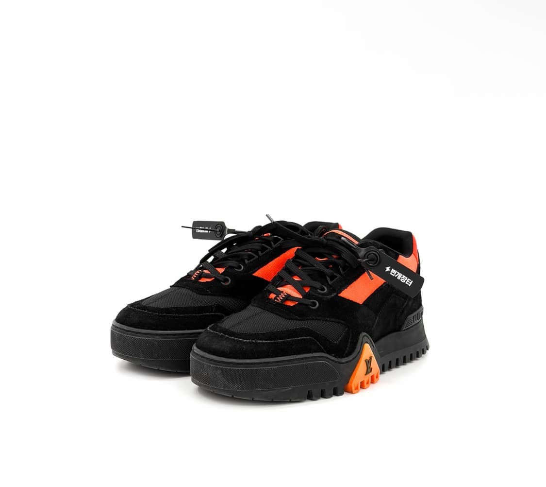 [7] 루이비통 LV 트레이너 하이킹 스웨이드 버질아블로 스니커즈 블랙 상품이미지3