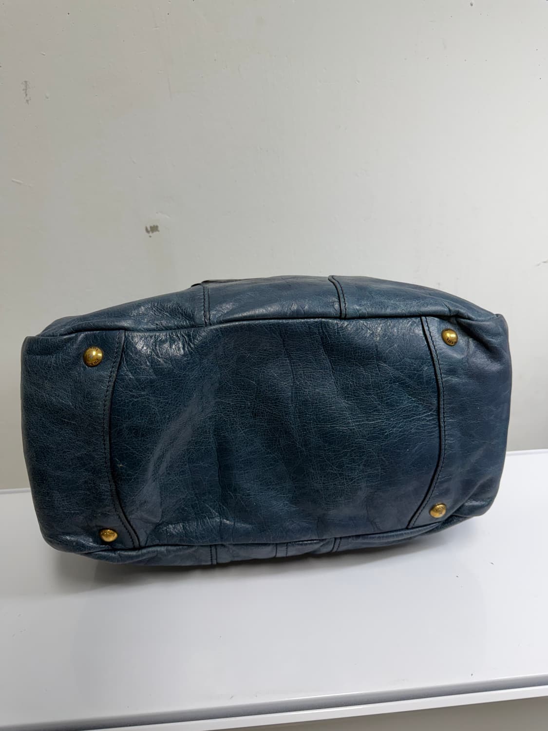 [정품] 프라다 비텔로 샤인 딥 오션 블루 상품이미지8