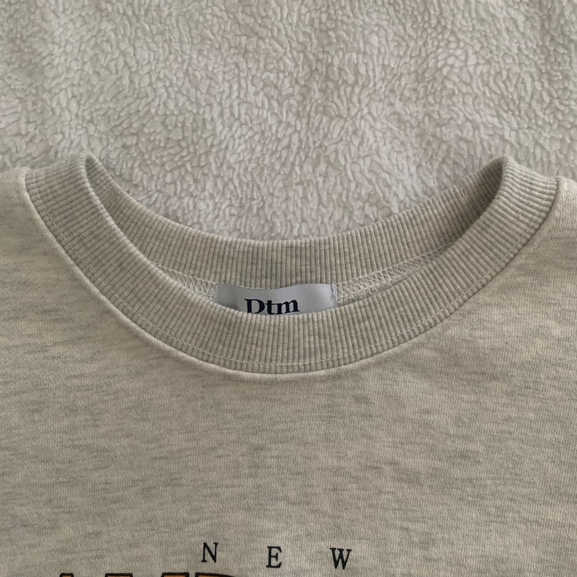Dtm 햄프셔 레터링 루즈핏 남여공용 맨투맨 상품이미지3