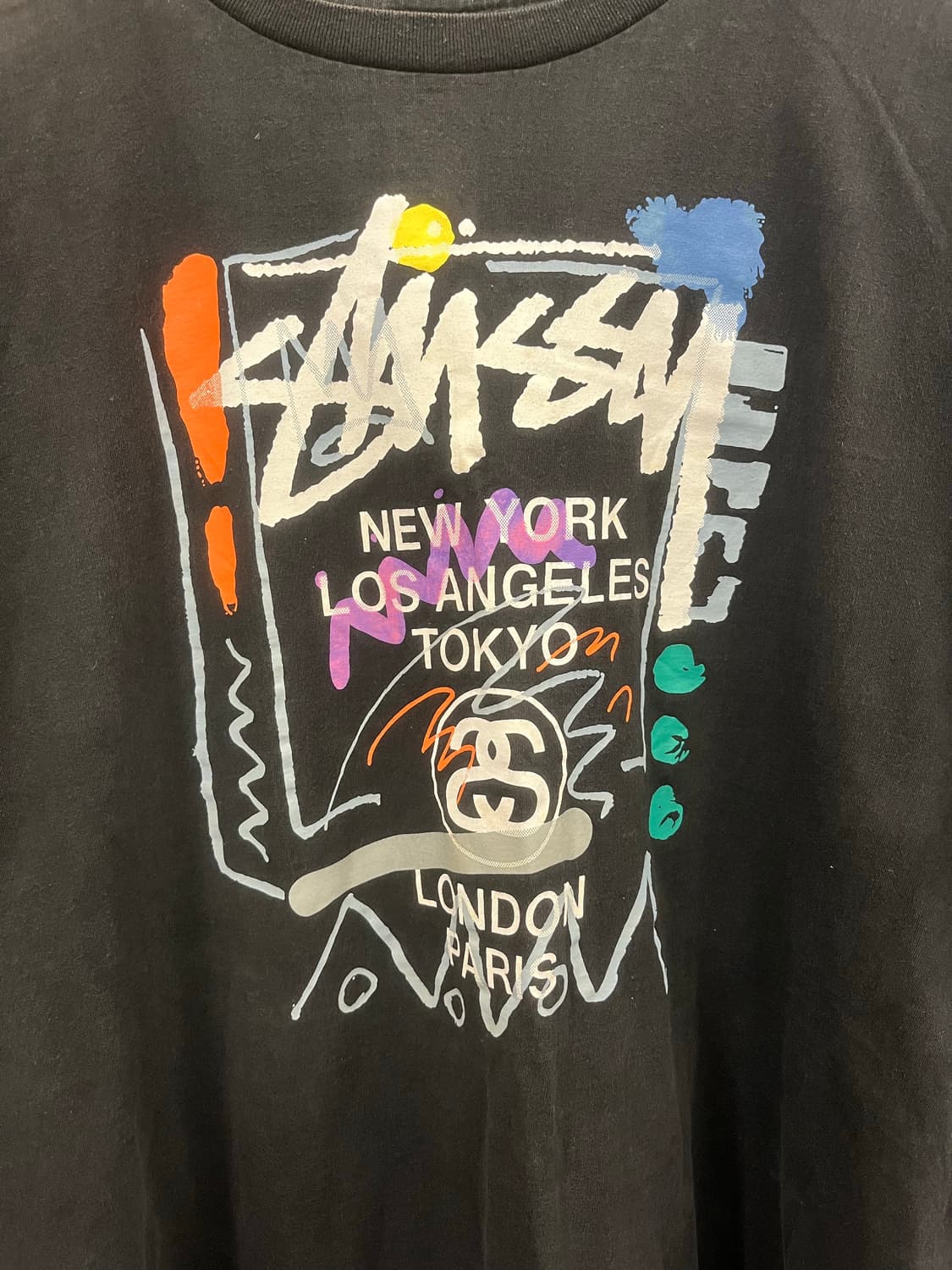 스투시 월드투어 페인팅 반팔티 #csz702 상품이미지3