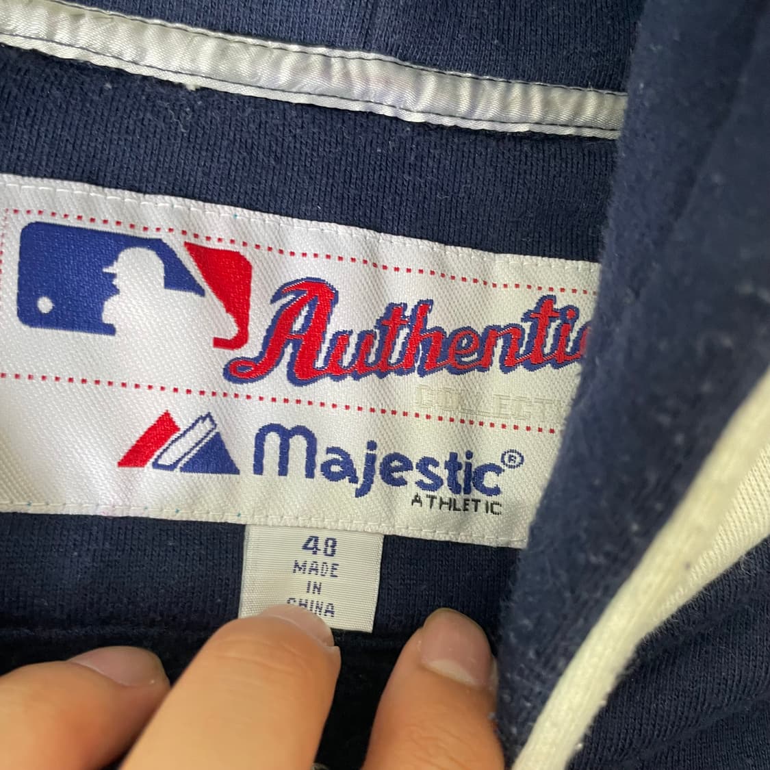 마제스틱 뉴욕 양키스 오버사이즈 후드집업 상품이미지5