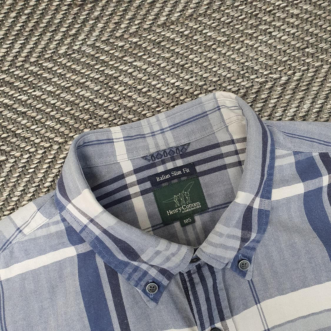 헨리코튼 긴소매 셔츠 남자105 상품이미지2