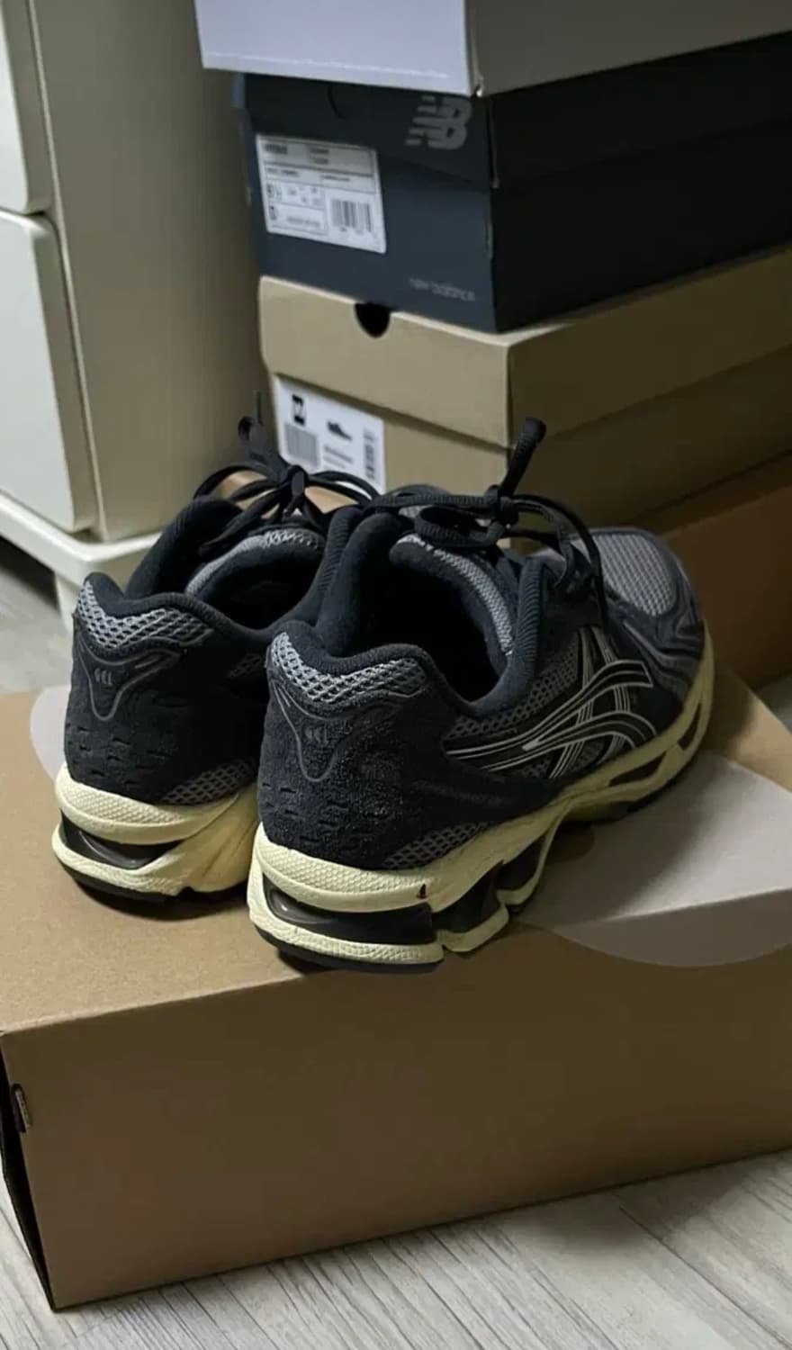 아식스 젤 카야노 14 클레이 그레이 블랙 상품이미지6