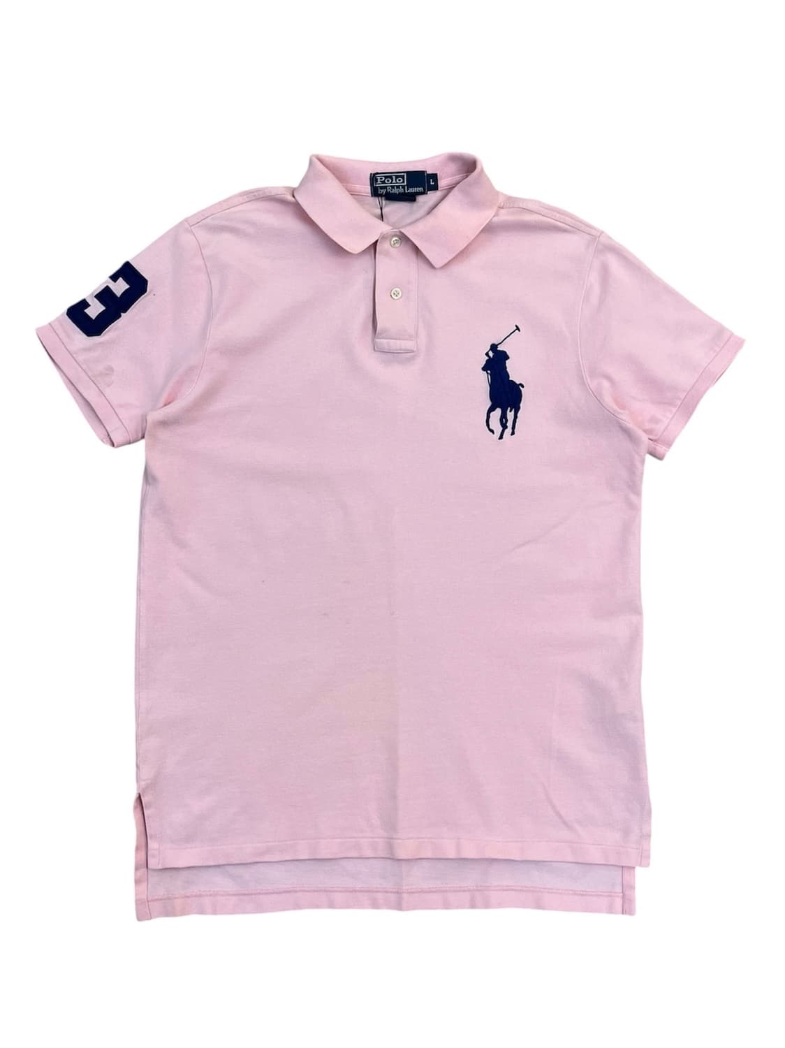 폴로 랄프로렌 빅포니 반팔 카라티 핑크 L #csz4080 상품이미지3