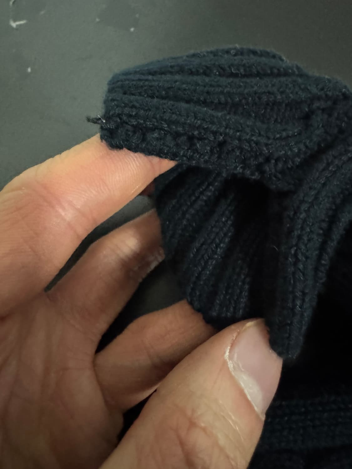 여성 타미힐피거 코튼 니트 집업 s 네이비 상품이미지5