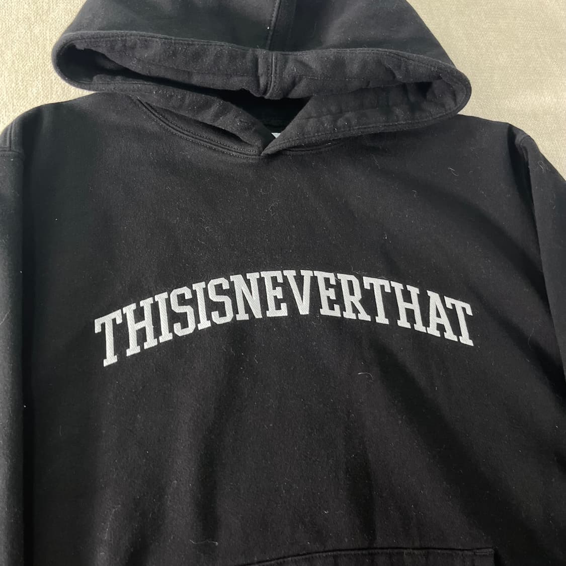 100 디스이즈네버댓 빅로고 후드티 상품이미지2
