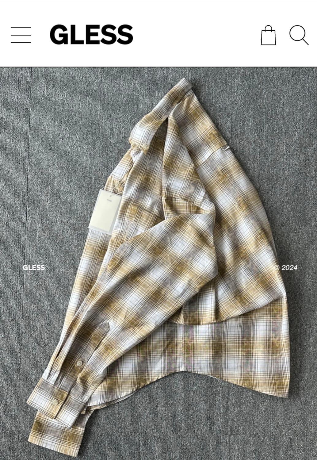 글레스 셔츠 상품이미지2